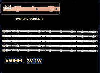 LED подсветка (основа текстолит) D2GE-320SCO-R3 SAMSUNG 2013SVS32H 9 REV1.8