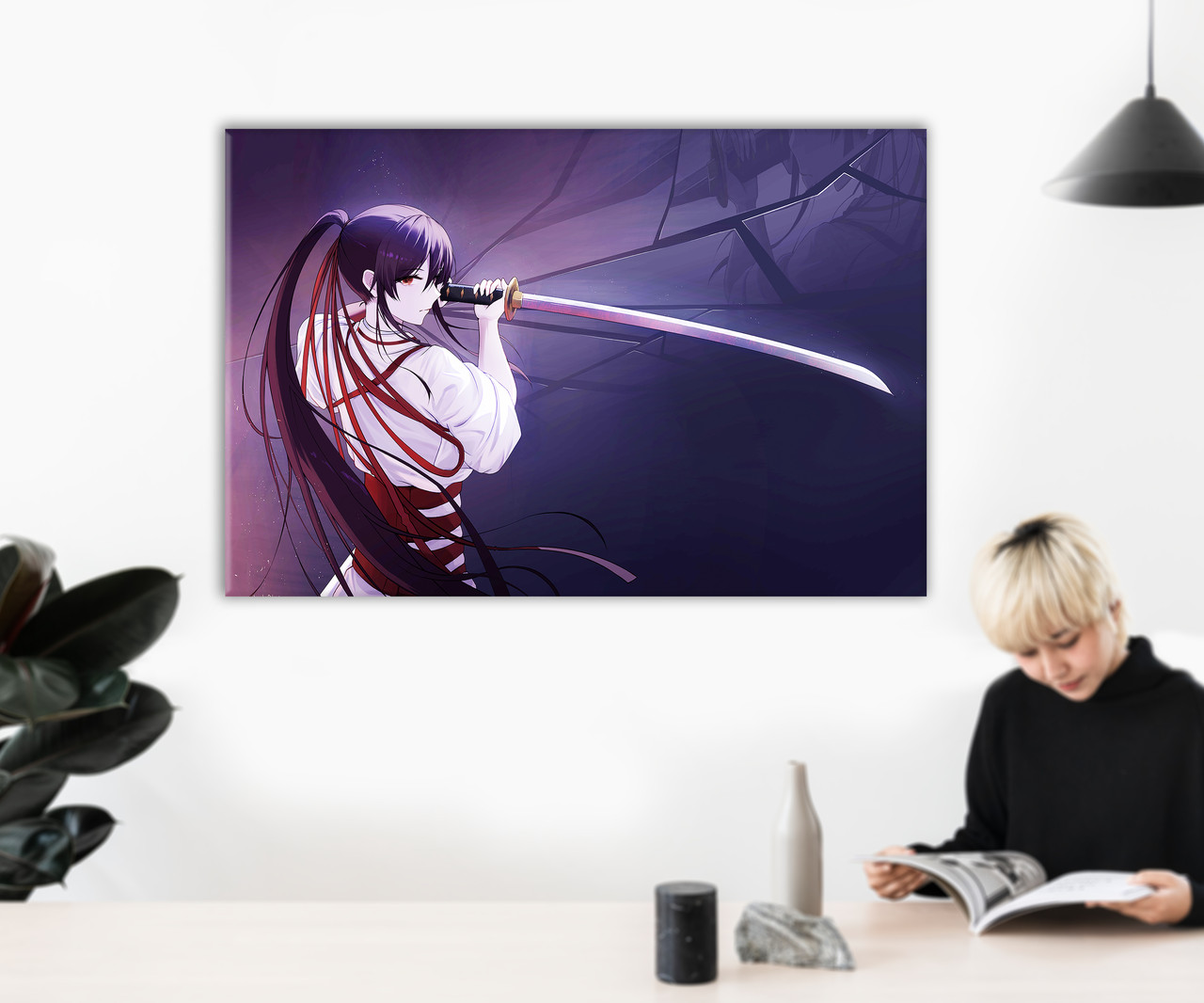 Картина арт на стіну аніме Пекельний рай: Дзигокураку, Ямада Асаемон Сагірі, Yamada Asaemon Sagiri, фото 1