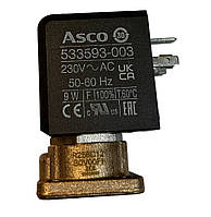 MG226 Електроклапан, 230V, 50Hz, 9W, на 2 входи, Asco