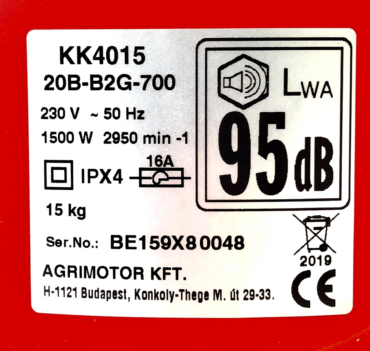 Газонокосилка электрическая Agrimotor KK4015 - фото 4 - id-p1896404225