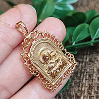 Ладанка Xuping Божа матір з немовлям довжина 3.9см медичнге золото л331