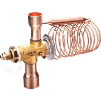 Терморегулирующий вентиль HONGSEN FRF410W- 6,5-4-7 (наруж.выр., пайка: 1/2"-7/8"-1/4", 24кВт, R-410A)