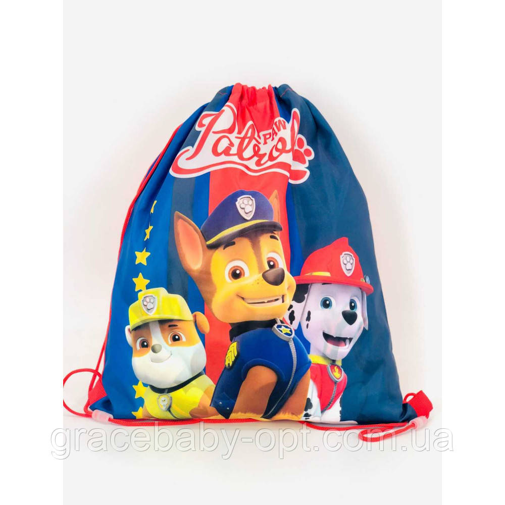 Рюкзак-мішок для хлопчиків оптом, Disney, № PAW-2222-2729