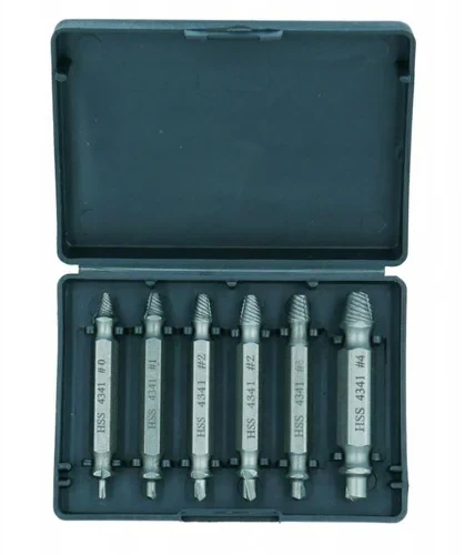 Набір викруток для зламаних болтів 6шт. Silver (Silver10707)