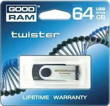 Флешнакопичувач USB 64GB TWISTER GOODRAM чорний