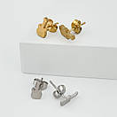 Сережки з нержавіючої медичної сталі стали "Гітара", фото 2