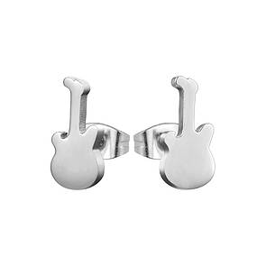 Сережки з нержавіючої медичної сталі стали "Гітара"