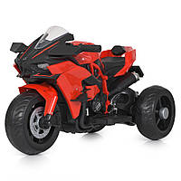 Детский трехколесный мотоцикл трицикл Электромобиль M 5023EL-3 на EVA колесах ЭКО-кожа красный