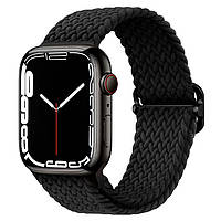 Ремінець тканинний INKAX WB-03 для Apple Watch 42мм | 44мм | 45мм | 49мм BLACK