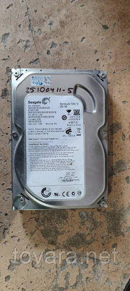 Жорсткий диск Вінчестер HDD 250 Gb / Гб Seagate Barracuda 7200.12 ST3250318AS 3.5" SATA2 No 23100411