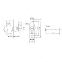 Тумблер з клавішею SRLS-102-A1 (ON-ON)