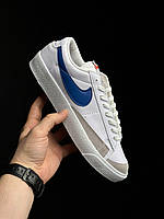 Кеды Nike Blazer Low White/Blue.