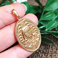 Ладанка Xuping Иисус Христос длина 4.2см медицинское золото позолота 18К л211
