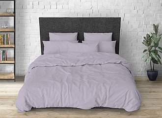 Євро комплект (Бязь) | Комплект постільної білизни "Лавандовий" | Простирадло 240х220 см