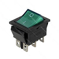 Перемикач KCD2-202N, зелений