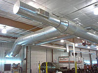 Воздушное отопление производственных помещений
