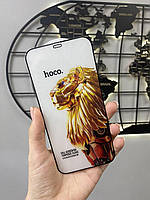 Защитное стекло Hoco G9 для  iPhone 12 Pro Max, качественное стекло для Айфон 12 Про Макс (цвет черный)