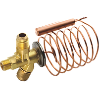 Терморегулирующий вентиль HONGSEN TH404W (наружн.выр., резьба: 3/8"-1/2"-1/4", 1,6-9,1кВт, R-404a)