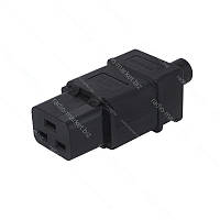 Штекер мережевий SS-809, на кабель 3pin