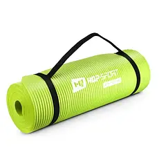 Мат для фітнесу та йоги 1,5 см Hop-Sport N015 салатовий, фото 3