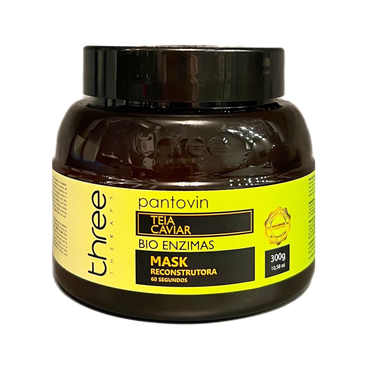 Маска для крихкого волосся, Three Therapy, Hair Mask Tela Caviar, 300g