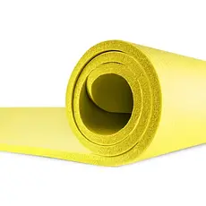 Мат для фітнесу та йоги 1,5 см Hop-Sport жовтий, фото 6