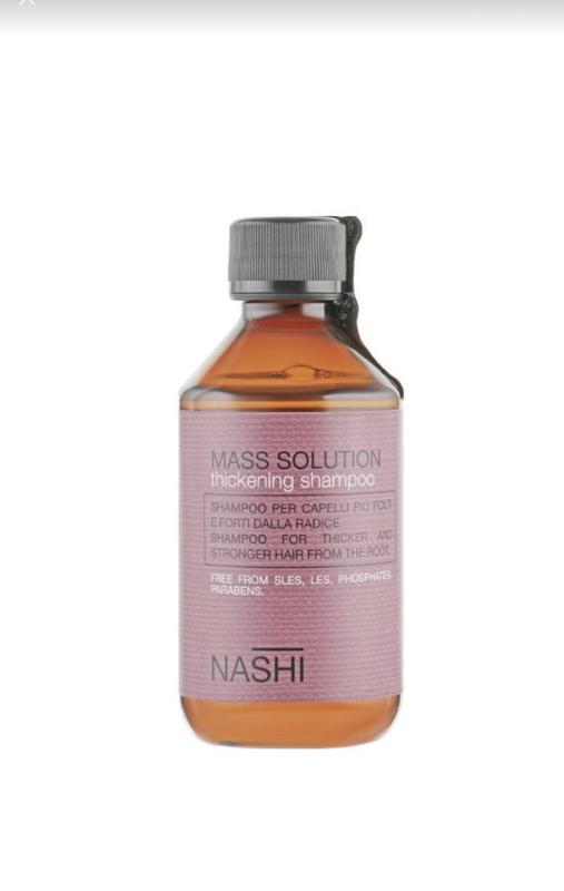 Шампунь для потовщення волосся Nashi Argan Mass Solution 250 мл