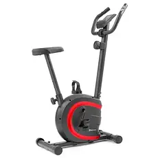 Велотренажер магнітний Hop-Sport 015H Vox чорно-червоний, фото 4