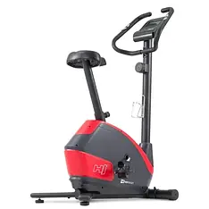 Велотренажер магнітний Hop-Sport 035H Leaf чорно-червоний