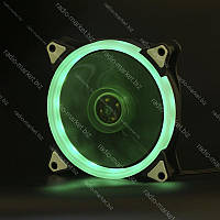 Вентилятор 12025, зеленая подсветка