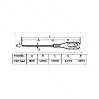 Отвёртка ProsKit 9SD-202A, прямая -5.0x75мм