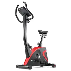 Велотренажер електромагнітний Hop-Sport 005H чорно-червоний