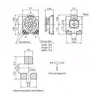 Резистор подстроечный smd EVM3G 500 Ом