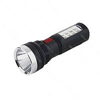 Фонарик ручной Luxury YJ-227 1W+8SMD, чёрный