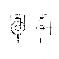 Електромагніт LS-P25 / 20 (5KG) DC24V