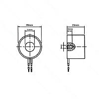 Электромагнит LS-P20/15 (2,5KG) DC24V