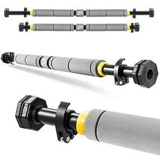 Розсувний турнік у дверний отвір Hop-Sport M050DP сіро-жовтий, фото 5