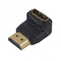 Перехідник шт. HDMI-гн.HDMI кутовий