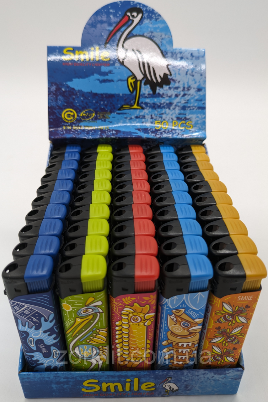 Запальничка Smile 7107 П'єзо Звірі, фото 1