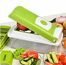 Nicer Dicer універсальна овочерізка, мультислайсер найсер дайсер, Кухонна овочерізка для овочів і фруктів, фото 4