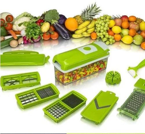 Nicer Dicer універсальна овочерізка, мультислайсер найсер дайсер, Кухонна овочерізка для овочів і фруктів