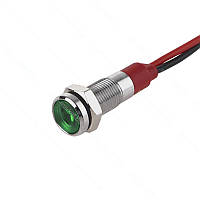 Індикатор антивандальний 6F-D-12V, зелений