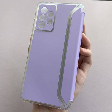 Чохол-книга для Samsung Galaxy A52 матова книжка на телефон самсунг галаксі а52 бузкова y7u, фото 3