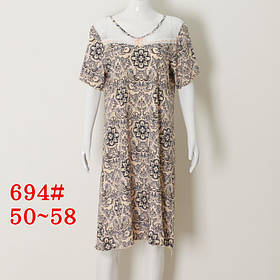 Нічна сорочка жіноча Китай (50-58) оптом 694-106198