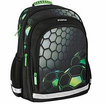 Рюкзак шкільний для хлопчика Футбол набір 5шт Starpak Football Зелений, фото 2