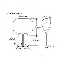 Керамический резонатор ZTT10.00MG
