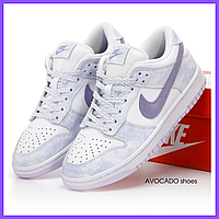 Кроссовки женские и мужские Nike Low Purple Pulse / кеды Найк СБ Данк фиолетовые