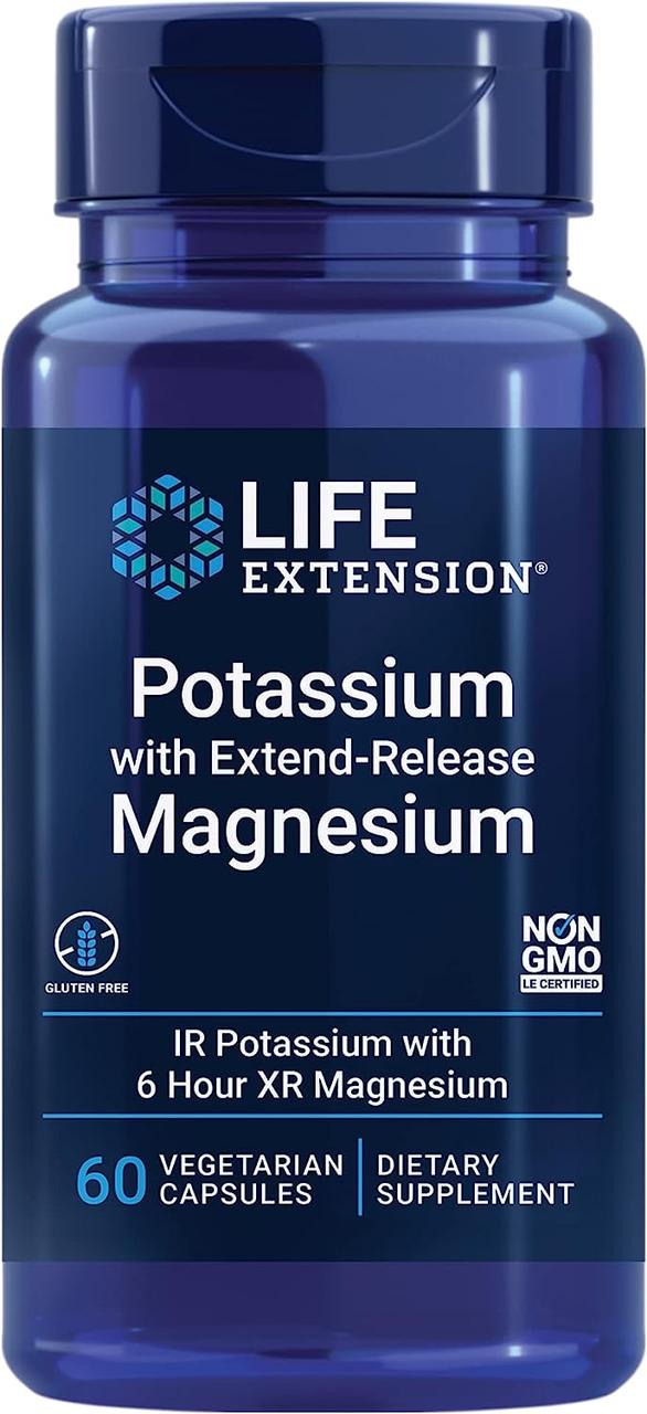 Life Extension Potassium with Extend-Release Magnesium / Калій з пролонгованим магнієм 60 капсул
