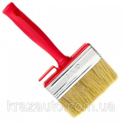Пензель макловиця 100*30 мм, пластикова ручка INTERTOOL KT-1817