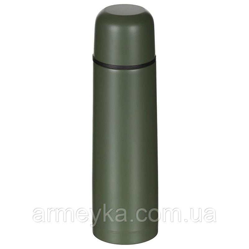 Термос ударостійкий термос 1 l. олива сталь MFH Німеччина